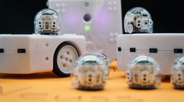 Lernroboter Ozobot und Thymio