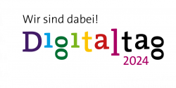Logo "Wir sind dabei! Digitaltag 2024"