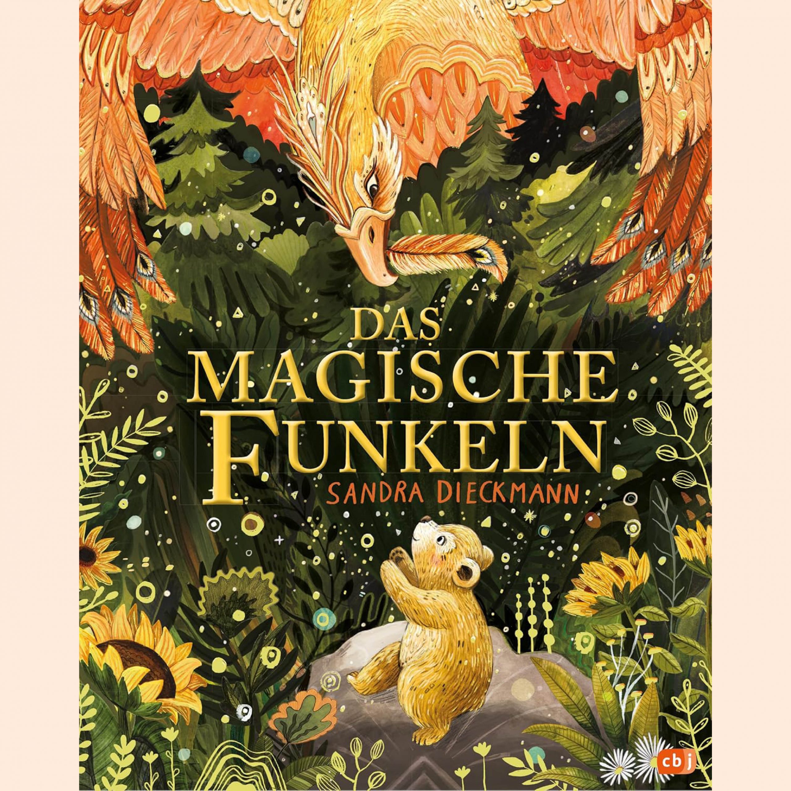 Buchcover mit einem Bären und einem Vogel.