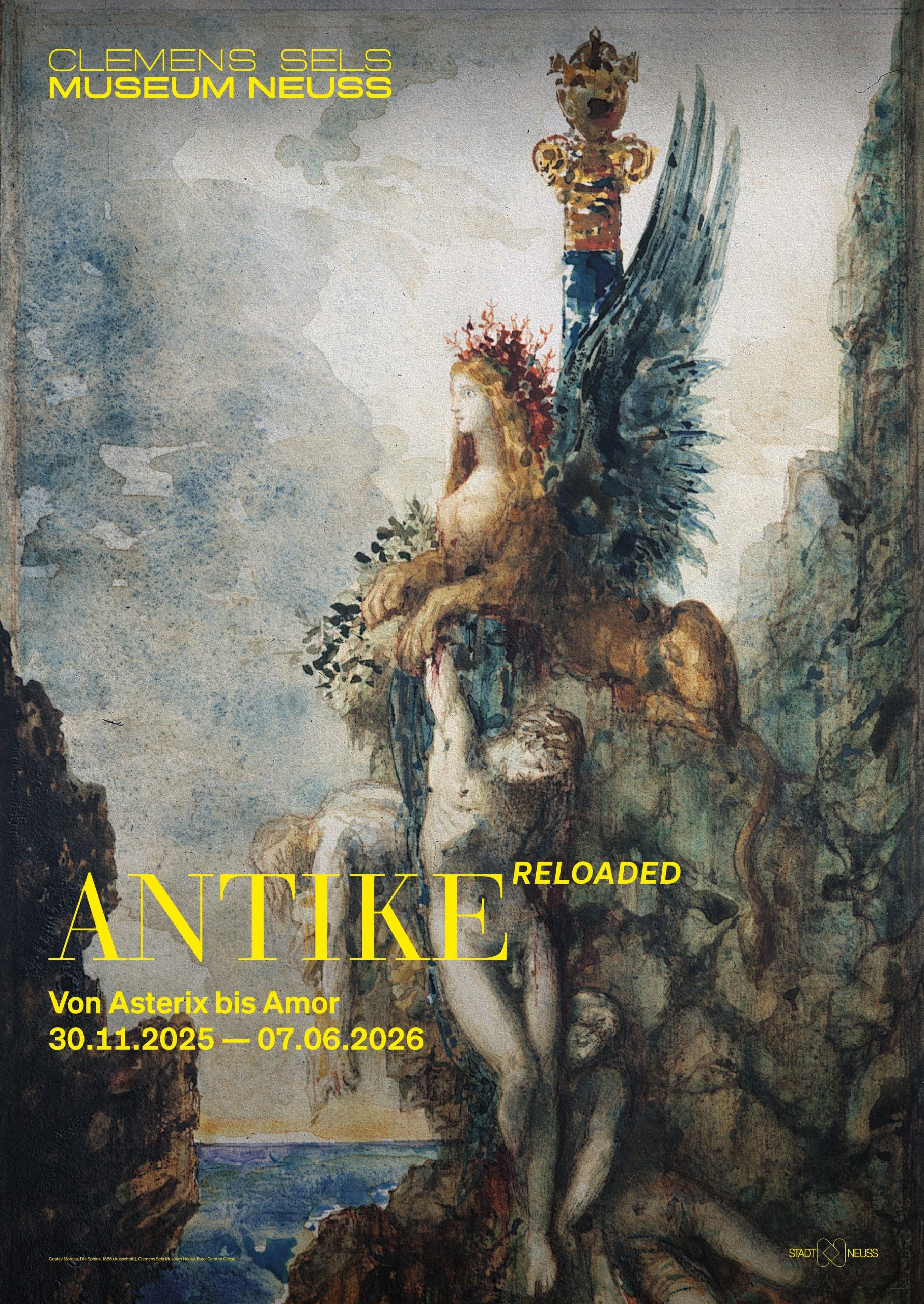 Plakat zu Ausstellung Antike Reloaded
